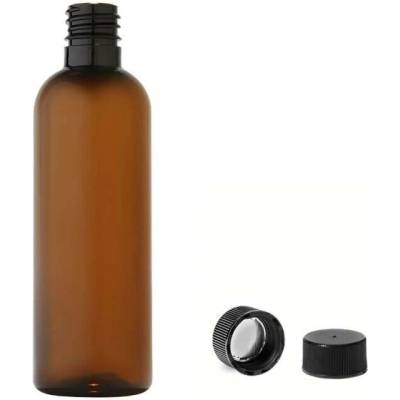 Via Plastová lahvička hnědá s černým uzávěrem 100 ml