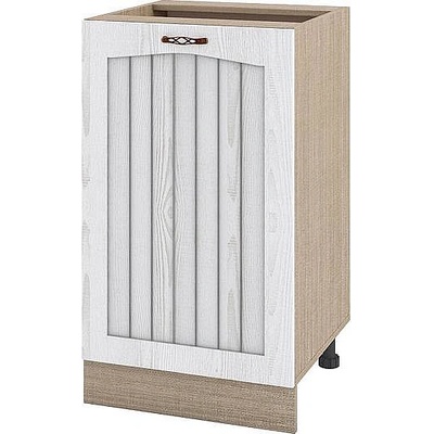 ИРИМ Долен кухненски шкаф Сити МФ-Бяло фладер-04-93 ляв 50 см