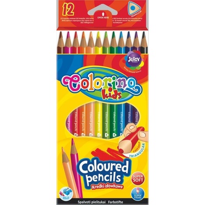 Colorino trojhranné 12 barev 204568