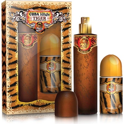 Cuba Cuba Jungle Tiger, EDP 100 ml + Deostick 50 ml