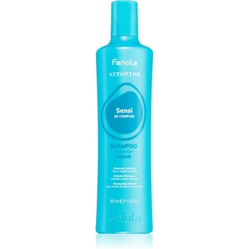 Fanola Vitamins Sensi Delicate Shampoo нежен почистващ шампоан с успокояващ ефект 350ml