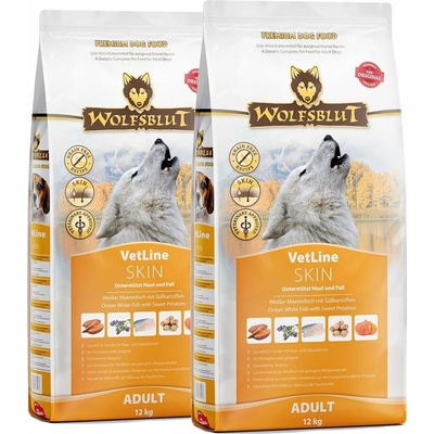 Wolfsblut VetLine Skin & Coat 2 x 12 kg
