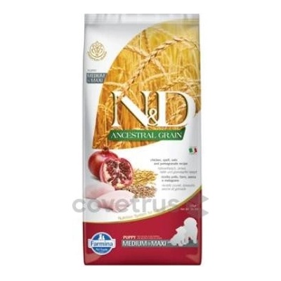 N&D Low Grain Dog Puppy M/L Chicken & Pomegranate 3 x 12 kg