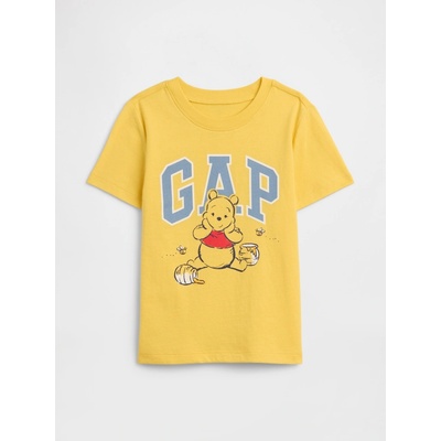 GAP Baby tričko s logom Gap & Medvídek Pú Žltá