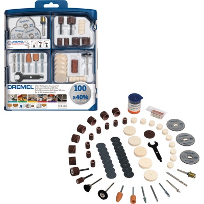 Dremel Комплект универсални консумативи dremel 100 части 2615s723ja (2615s723ja)