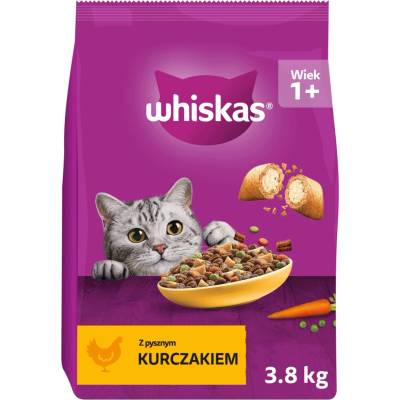 WHISKAS s kuracím mäsom 3,8 kg