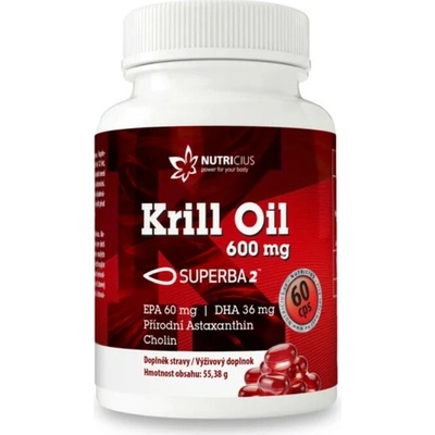 Nutricius Krill oil 600 mg Superba2 60 kapsúl