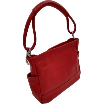 Donatella dámská kožená kabelka 691419 červená