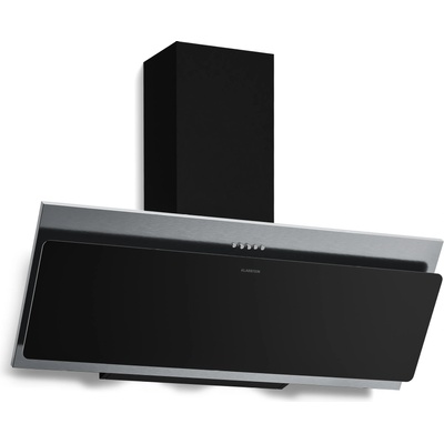 Klarstein Наклонен аабсорбаторр Alessia | режим на извличане и рециркулация | неръждаема стомана | 404 м³/ч | 90 см (FPB9) (FPB9)