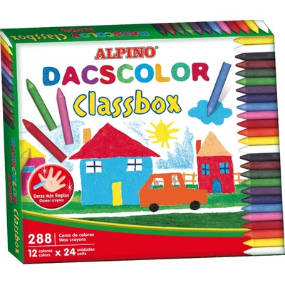 Alpino Veľké balenie voskoviek Dacscolor 288 kusov
