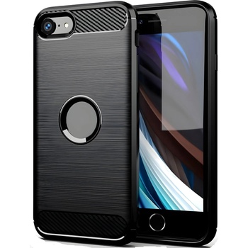 Apple Carbon Shield TPU калъф за Apple iPhone 7/iPhone 8/iPhone SE 2020/iPhone SE 2022 - Черен KP29528