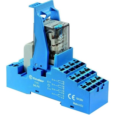 Finder 58.P4.8.230.0060 reléový modul, 230 V/AC, 7 A, 4 prepínacie, Tray, 1 ks