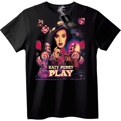 NOONEBRAND Тениска Katy Perry Play - 2XL, Black