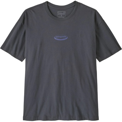 Patagonia Дамска тениска Patagonia Women's 95 Oval Logo Oversized T-Shirt - Smolder Blue (916-6148-0214)