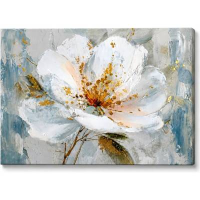 Maľovaný obraz na stenu KVET Z LÁSKY - 120x80 cm / Klasický 2 cm