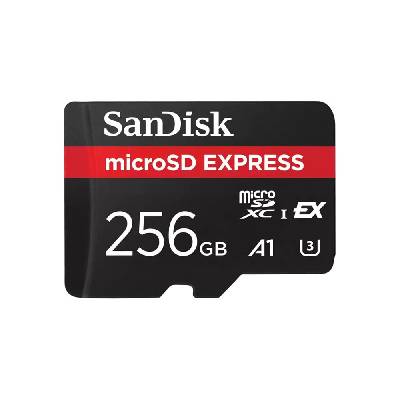 Карта памет 256GB microSDXC, SanDisk Express Card, UHS-I U3 A1 (SDSQXFN-256G-GN4NN)