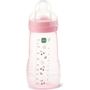 MAM Бебешко шише MAM - Easy Active, 270 ml, 2 м+, розово (100018892/BG661099 ) - baby