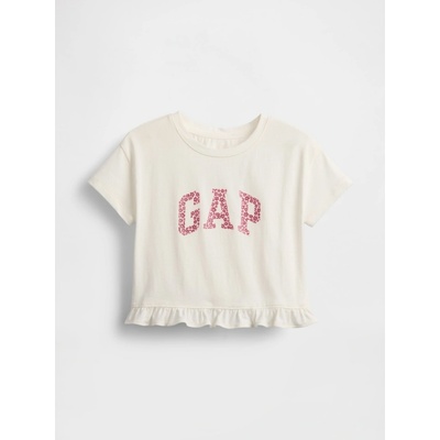GAP Baby tričko s logem bílá