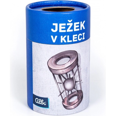 ALBI Ježek v kleci kovový