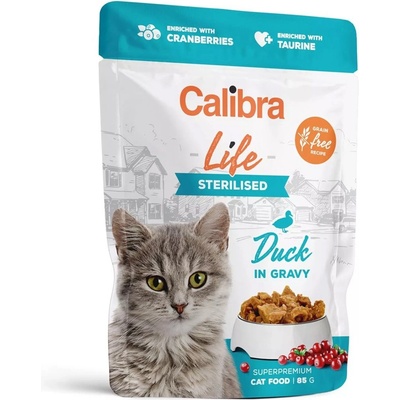 Calibra Life Sterilised Adult Duck gravy 85 g