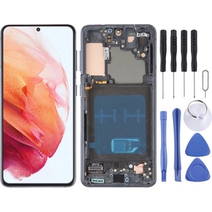 Samsung LCD Дисплей и Тъч Скрийн с рамка за Samsung Galaxy S21 5G SM-G991B