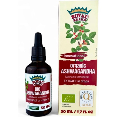 Royal Brand Extrakt z ašvagandy v kapkách 50 ml