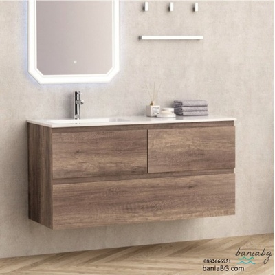 Inter Ceramic Долен конзолен pvc шкаф за баня icp 12061