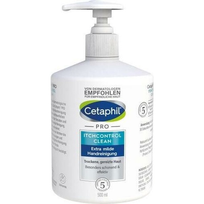 Cetaphil Pro ItchControl Clean jemné tekuté mydlo na ruky 500 ml
