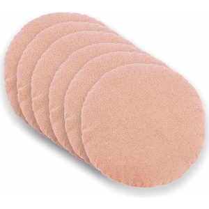 vidaXL Калъфка за възглавница 6 pcs HEERLEN Розово Ø 60 cm Букле (922946)