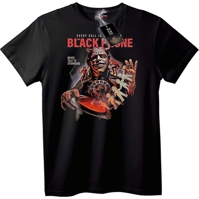 NOONEBRAND Тениска The Black Phone - 2XL, Black