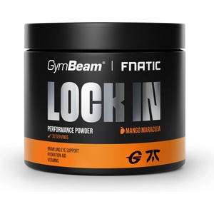 GymBeam Ноотропна играджийска напитка LOCK IN x Fnatic 249 g манго с маракуя