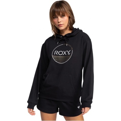 Roxy dámská mikina Surf Stoked Hoodie Terry Anthracite Černá