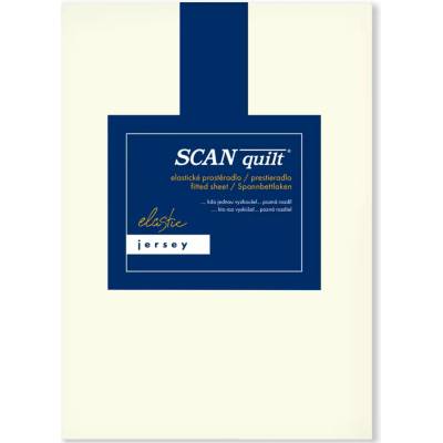 Scanquilt Prestieradlo jersey elastic smotanové 100x220
