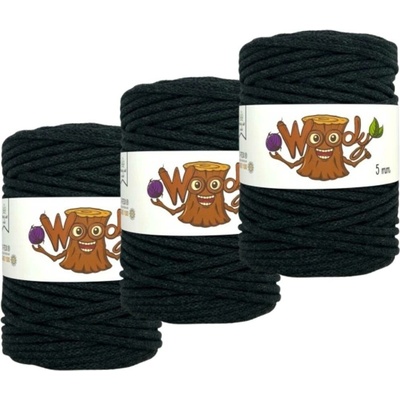 Woody Crafts 3x Woody 5 mm – Antracit (100m)
