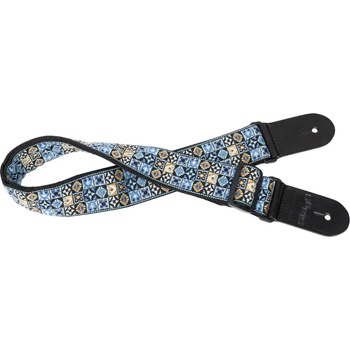 Image 1 of Stagg Колан за китара плетен STAGG Hootenanny Mix pattern, син