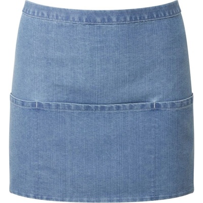 Premier Zástěra Colours PR 155 do pasu s kapsou krátká COT-390155m1099 Denim modrá