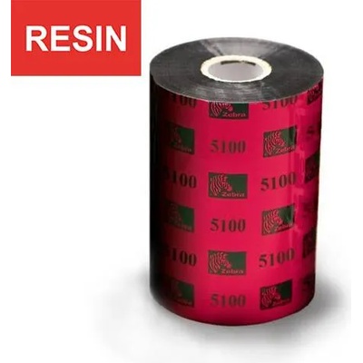 Zebra Панделка Zebra 5100 110mm x 450m, черна, OUT (05100BK11045)