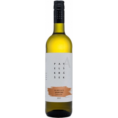 Vinařství Pavel Skrášek Aurelius 2021 pozdní sběr polosuché 12,5% 0,75 l (holá láhev)