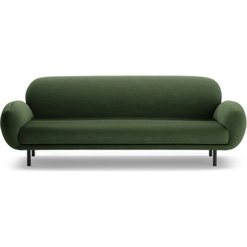 Micadoni Зелен диван от букле 208 cm Poppy - Micadoni (MIC_3S_101_F1_POPPY5)