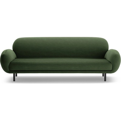 Micadoni Зелен диван от букле 208 cm Poppy - Micadoni (MIC_3S_101_F1_POPPY5)