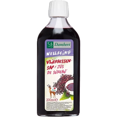 Damhert Сок от черен бъз Wellbeing Vlierbessensap 200 ml | Damhert (001399 (3200) DMN)