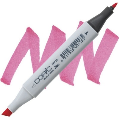 Lihová fixa COPIC Classic oboustranná Fine & Chisel, Begonia pink (RV14)