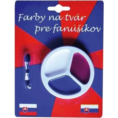Sportteam farby na tvár SR 1 2 ks