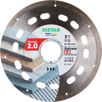 Diamantový kotouč na řezání keramických obkladů Distar Esthete 115 mm