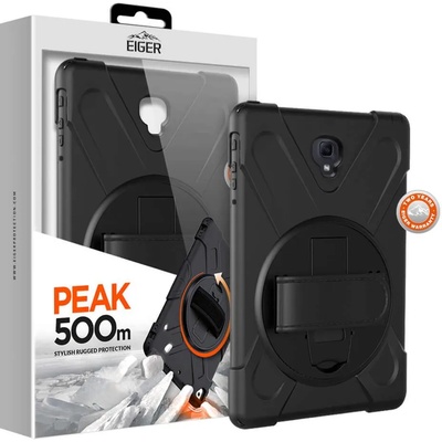 Eiger Peak 500m Case - удароустойчив хибриден кейс от най-висок клас за Samsung Galaxy Tab A 10.5 (2018) (черен)