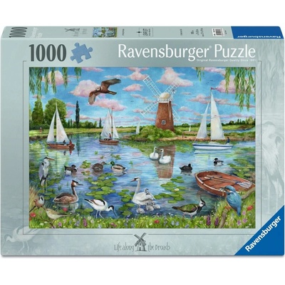 Ravensburger Пъзел Ravensburger от 1000 части - Живот край брега (12001716)