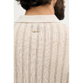 Guess Тениска с яка мъжки от вискоза LONNY (M6GR05.Z0558)