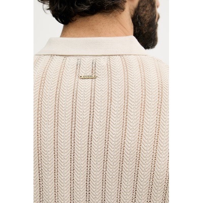 Guess Тениска с яка мъжки от вискоза LONNY (M6GR05.Z0558)