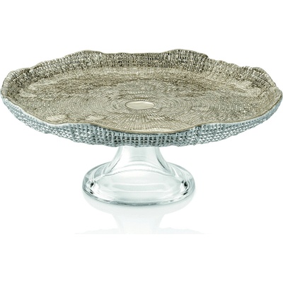 Diaman Podnos na tortu bežový 25x11 cm
