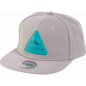 Meatfly шапка с козирка Hornet Snapback Grey Peak | Сива | Meatfly | Siv | МЪЖЕ | ONE SIZE